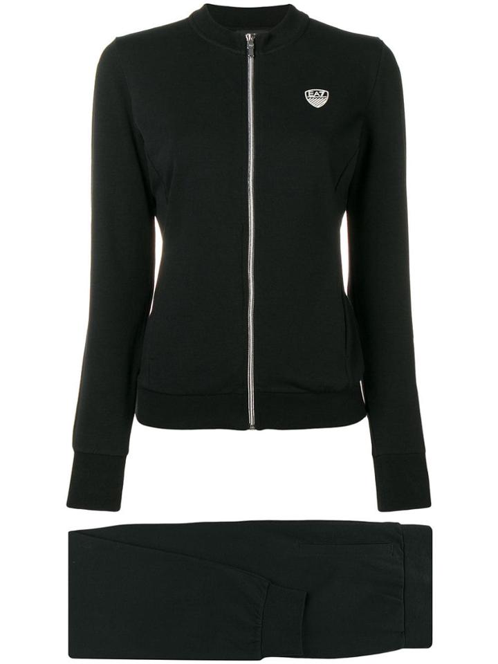 Ea7 Emporio Armani Classic Two-piece Tracksuit - Black
