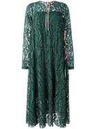 No21 Lace Dress, Women's, Size: 40, Green, Silk/cotton/polyamide/viscose