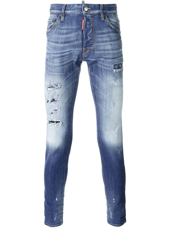 Dsquared2 'cool Guy' Jeans, Men's, Size: 44, Blue, Cotton/polyester/spandex/elastane