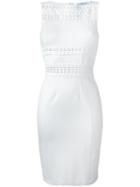 Blumarine Embroidered Detail Fitted Dress