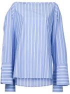 Giuliana Romanno Cut Out Details Shirt - Blue