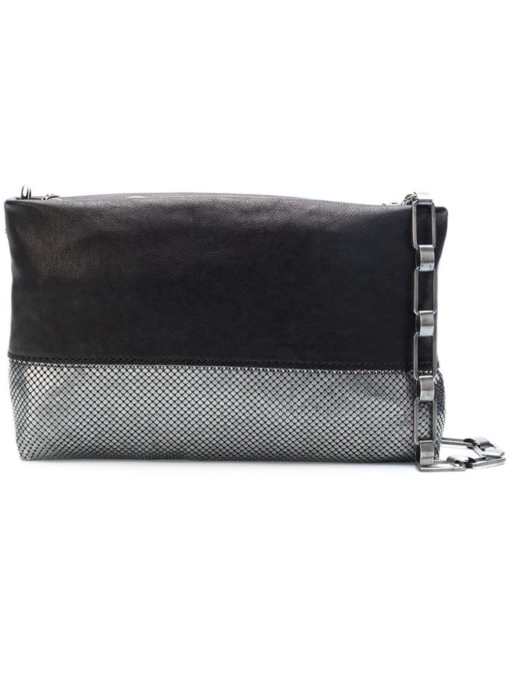 Laura B Baguette Clutch - Black