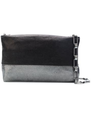Laura B Baguette Clutch - Black