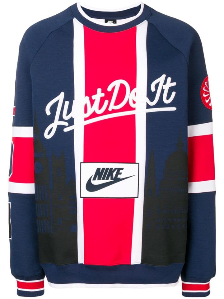 Nike University 'just Do It' Jersey Sweater - Blue