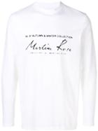 Martine Rose Logo Print Sweatshirt - Wht White