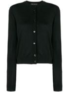 Versace Button-up Cardigan - Black