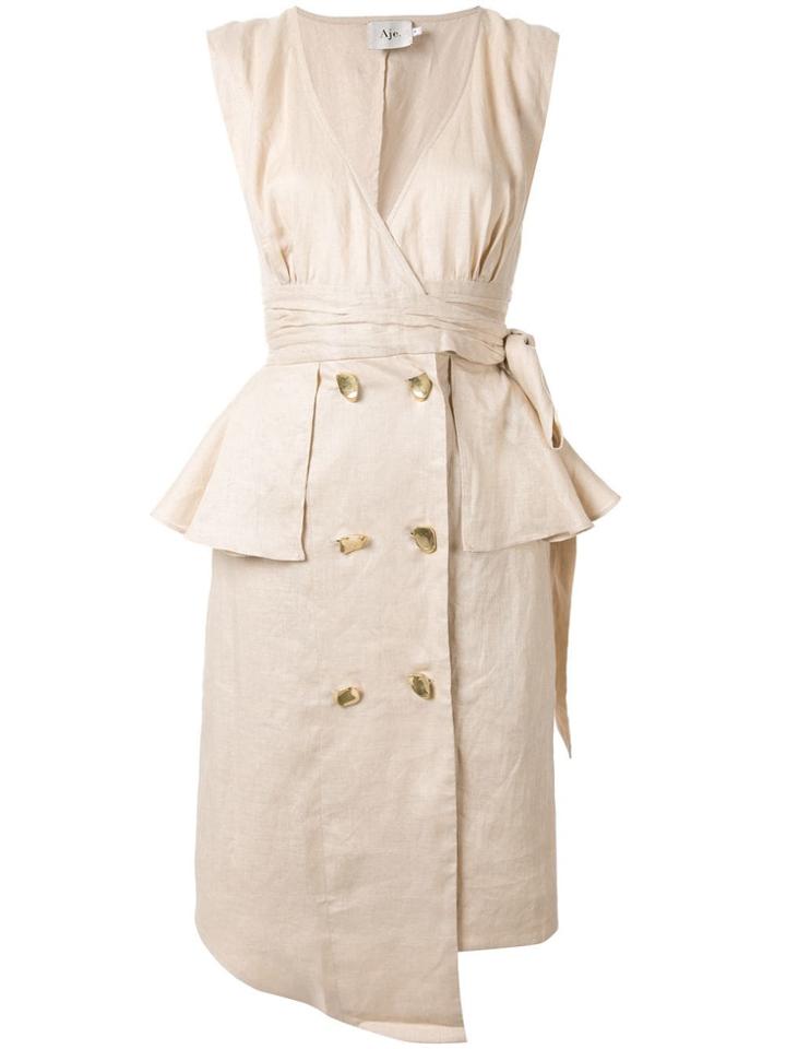 Aje Roberts Midi Dress - Neutrals