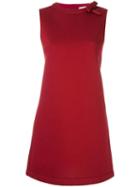 Red Valentino Bow Detail Dress, Women's, Size: Xs, Cotton/polyester/polyurethane