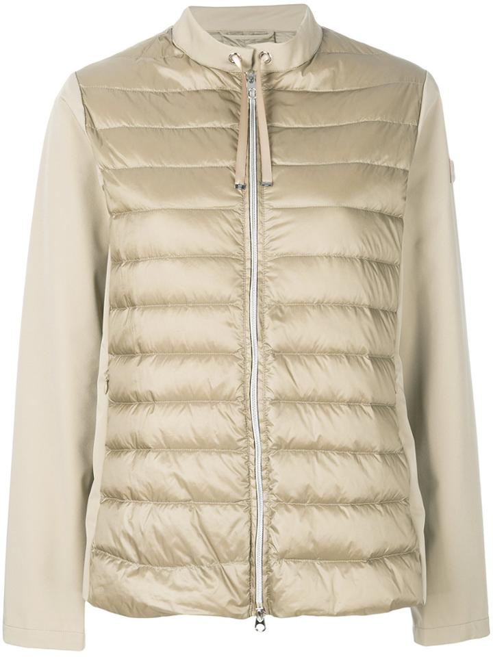 Hetregò Panelled Puffer Jacket - Nude & Neutrals