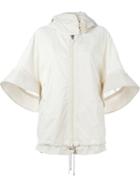 Moncler Bell Sleeve Puffer Jacket, Women's, Size: 0, Nude/neutrals, Polyamide/polyester