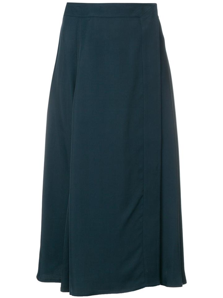 Lemaire A-line Midi Skirt - Blue