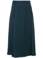 Lemaire A-line Midi Skirt - Blue