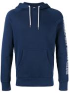 Maison Kitsuné - Printed Hoodie - Men - Cotton - S, Blue, Cotton