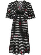 Mcq Alexander Mcqueen Polka Dot Dress - Black