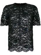 Ashish Sequined Tulle T-shirt - Black
