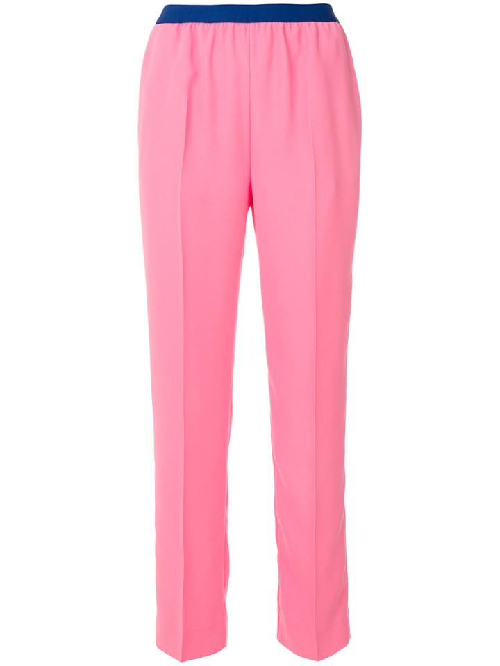 Maison Margiela Straight Leg Trousers - Pink & Purple