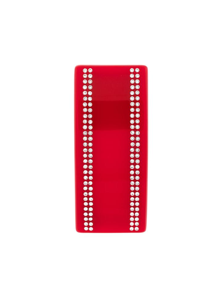 Balenciaga Strass Clip Ear Cuff - Red