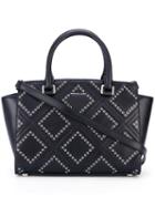 Michael Michael Kors Medium 'selma' Tote, Women's, Black, Leather/metal