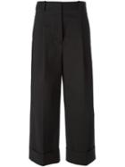 3.1 Phillip Lim - Crepe Trousers - Women - Cotton/polyamide/viscose - 10, Black, Cotton/polyamide/viscose
