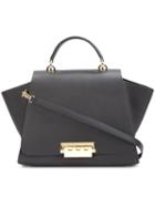Zac Zac Posen 'eartha Iconic Top Handle' Tote, Women's, Black, Calf Leather