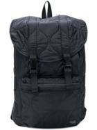 Neighborhood Quilted Drawstring Backpack - Black