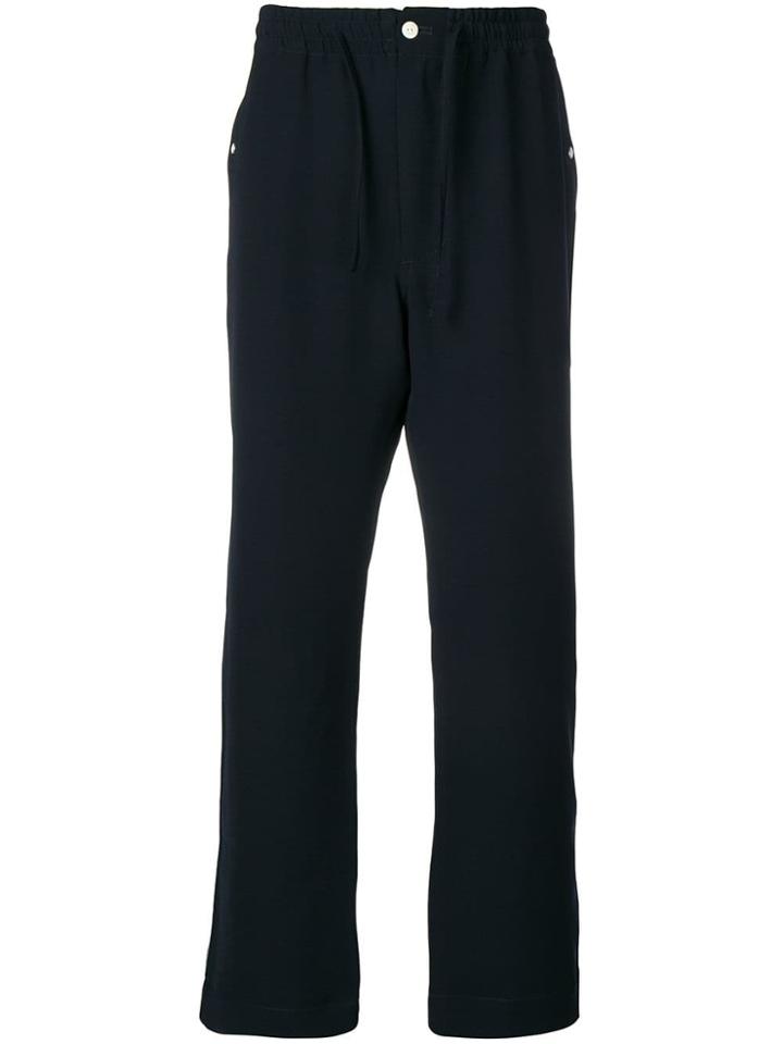 Needles Side Stripe Trousers - Blue