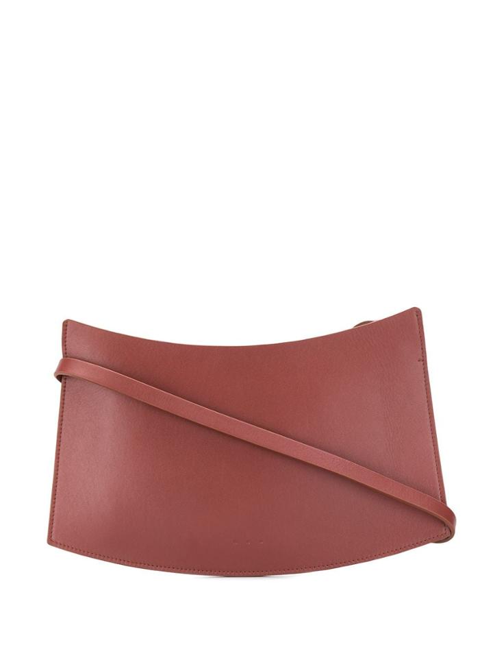 Aesther Ekme Accordion Wristlet Clutch - Brown