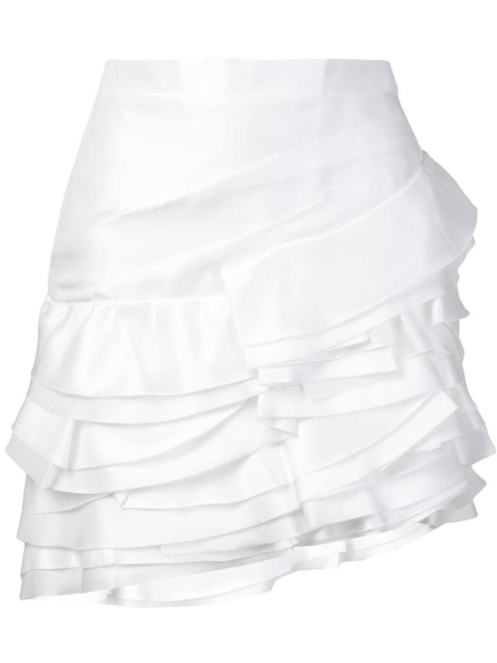 Ermanno Scervino Layered Ruffle Skirt - White