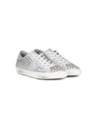Philippe Model Kids Teen Studded Sneakers - Metallic