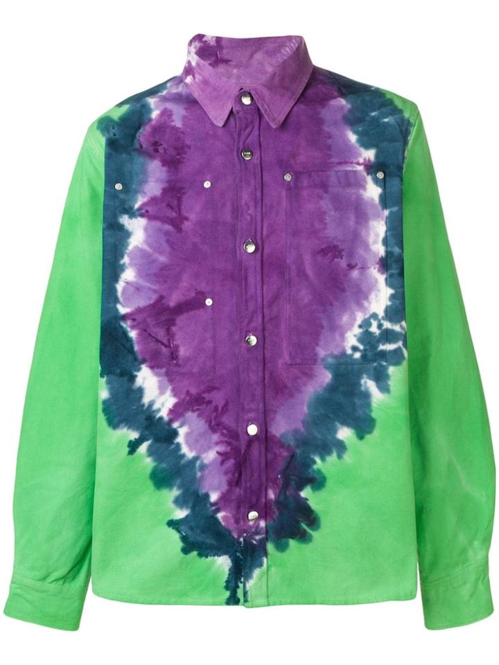 Vyner Articles Oversized Tie-dye Shirt - Purple