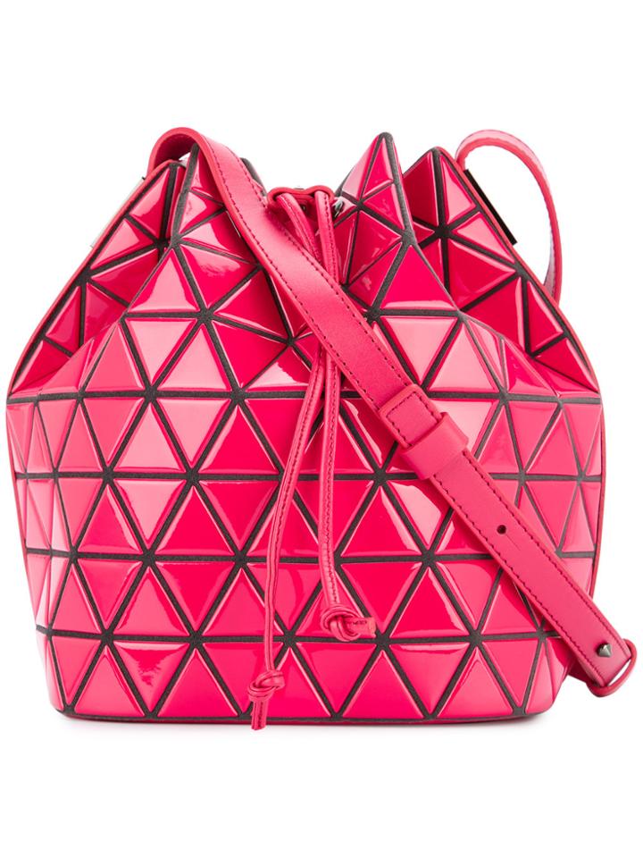 Bao Bao Issey Miyake Lander Gloss Shoulder Bag - Pink & Purple