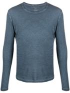 Majestic Filatures Long Sleeved Cotton T-shirt - Blue