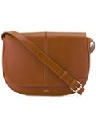 A.p.c. - Saddle Bag - Women - Leather - One Size, Brown, Leather