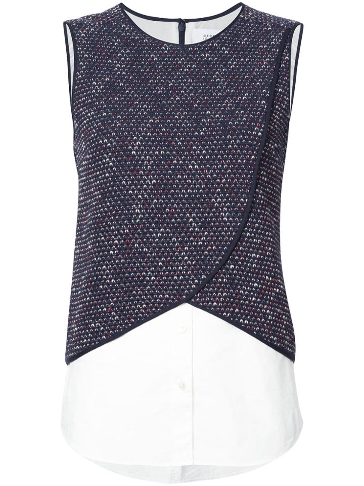 Derek Lam 10 Crosby 2-in-1 Tank - Blue