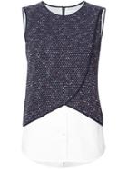 Derek Lam 10 Crosby 2-in-1 Tank - Blue