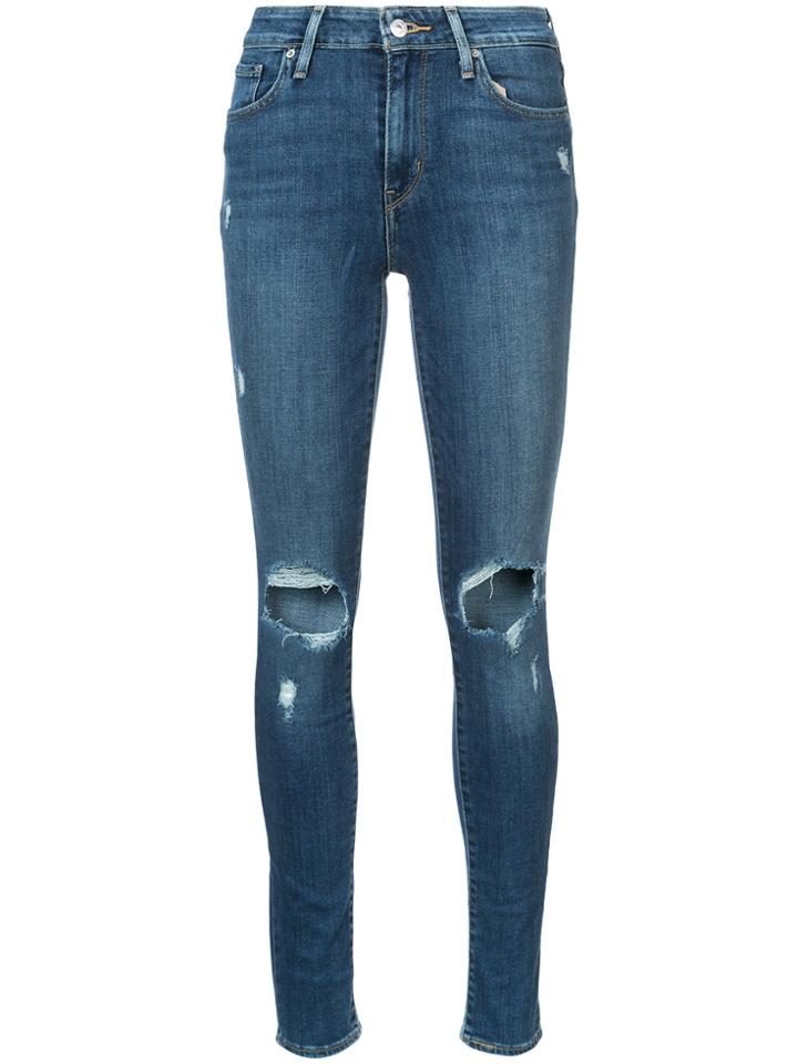 Levi's 721 High Rise Skinny Jeans - Blue