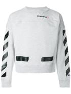 Off-white Off-white X Champion Crew Neck Sweatshirt - Grey