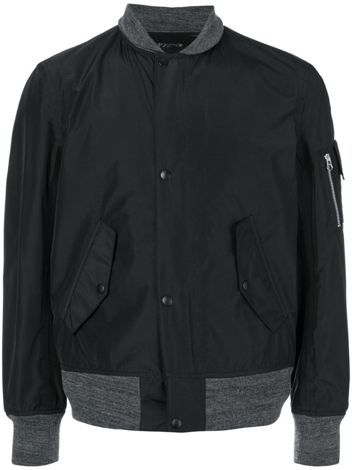 Junya Watanabe Man Cropped Bomber Jacket - Black