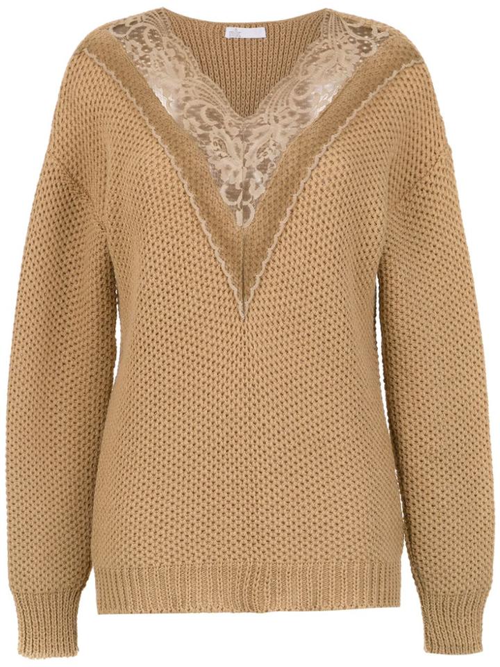 Nk Knitted Top - Brown