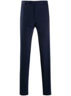 Canali Slim Tailored Trousers - Blue