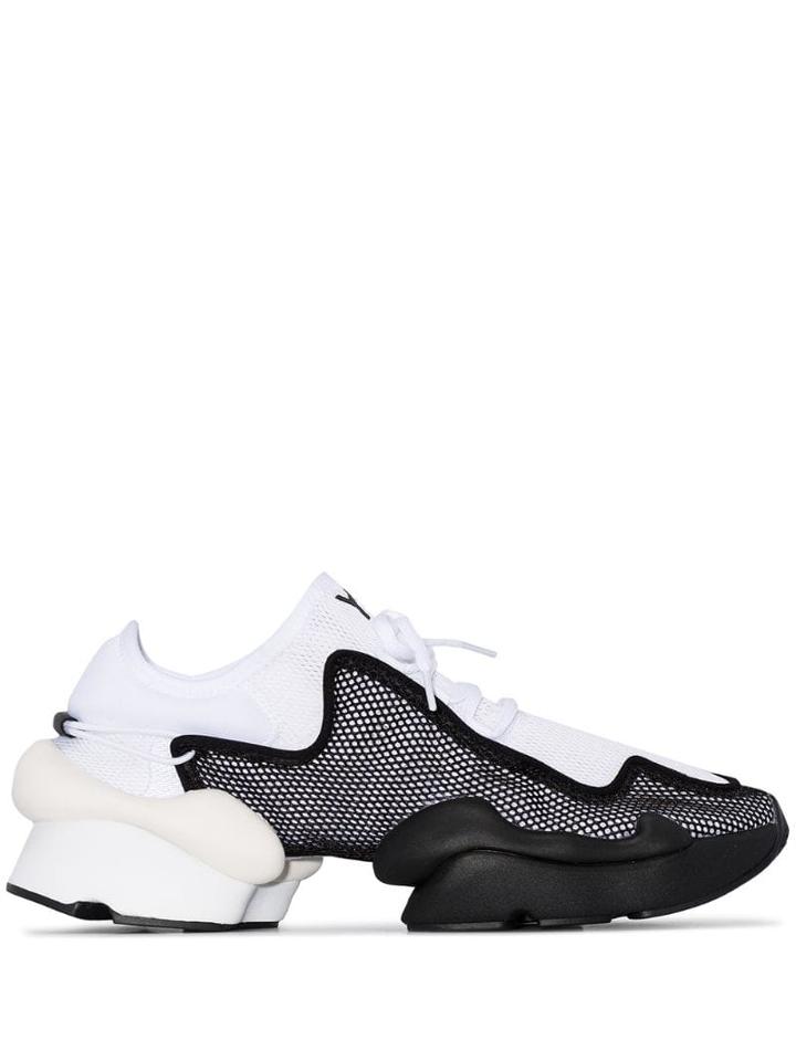 Y-3 Ren Mesh-layer Sneakers - Black