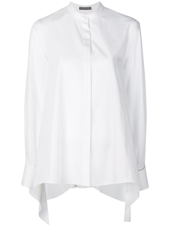 Alexander Mcqueen Classic Plain Shirt - White