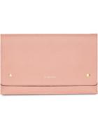 Burberry Two-tone Leather Wristlet Clutch - Pink