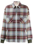 Golden Goose Quilted Check Jacket - Blue