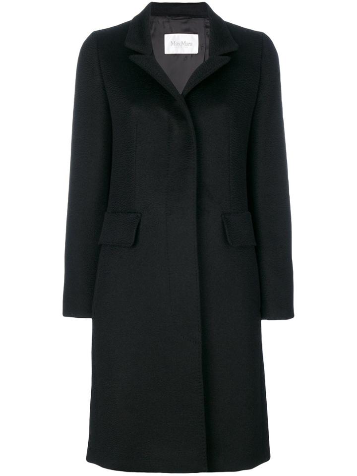 Max Mara Austero Coat - Black