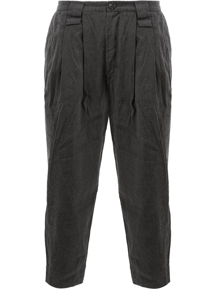 Ziggy Chen Cropped Trousers - Blue