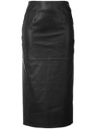 Dodo Bar Or - Cooper Skirt - Women - Leather - 44, Black, Leather