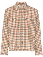 Our Legacy Wool Checked Evening Coach Jacket - Neutrals