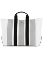 Calvin Klein 205w39nyc Striped Tote - White