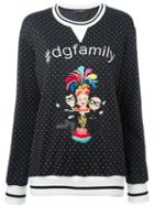 Dolce & Gabbana Designer's Patch Jumper, Women's, Size: 38, Black, Polyester/virgin Wool/silk/spandex/elastane